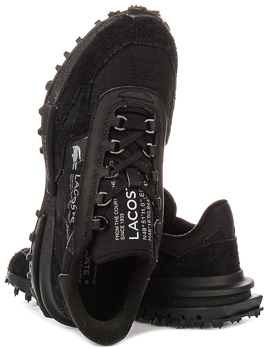 Lacoste Elite Active In Black Black For Men