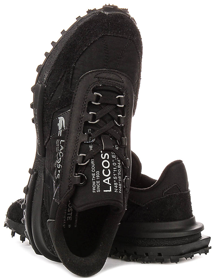 Lacoste Elite Active In Black Black For Men