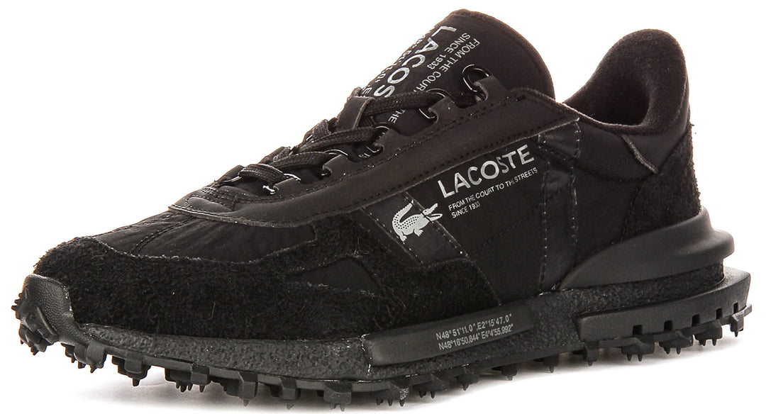 Lacoste Elite Active In Black Black For Men