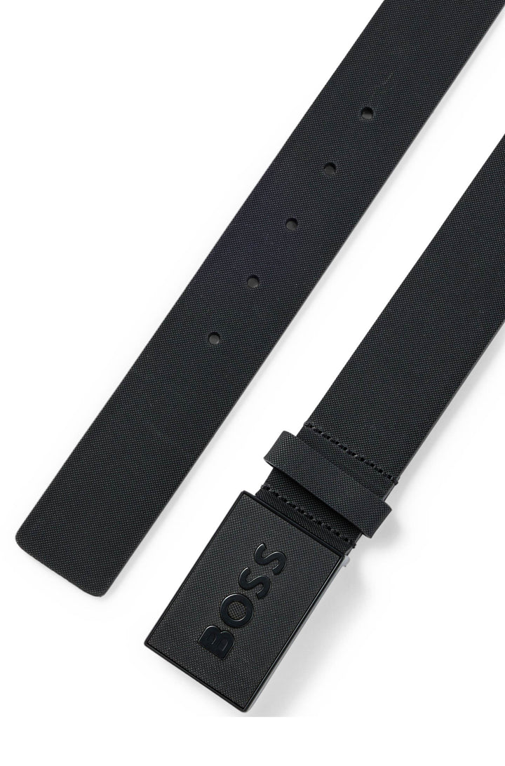 Boss ICON S1 Belt In All Black For Men