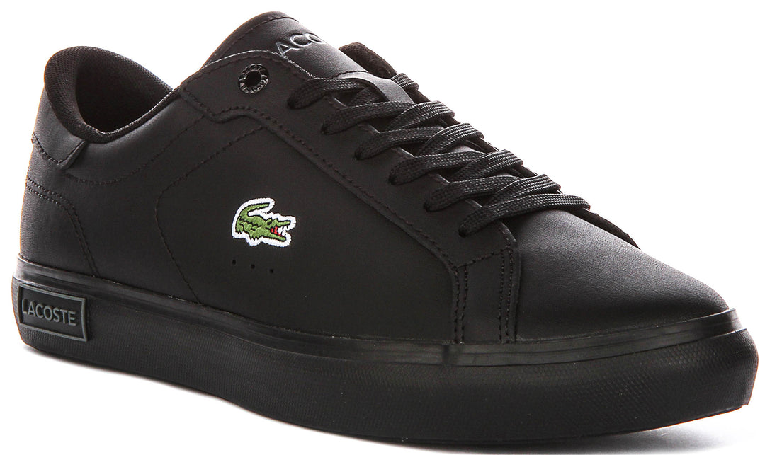 Lacoste Power Court In Black Black For Men