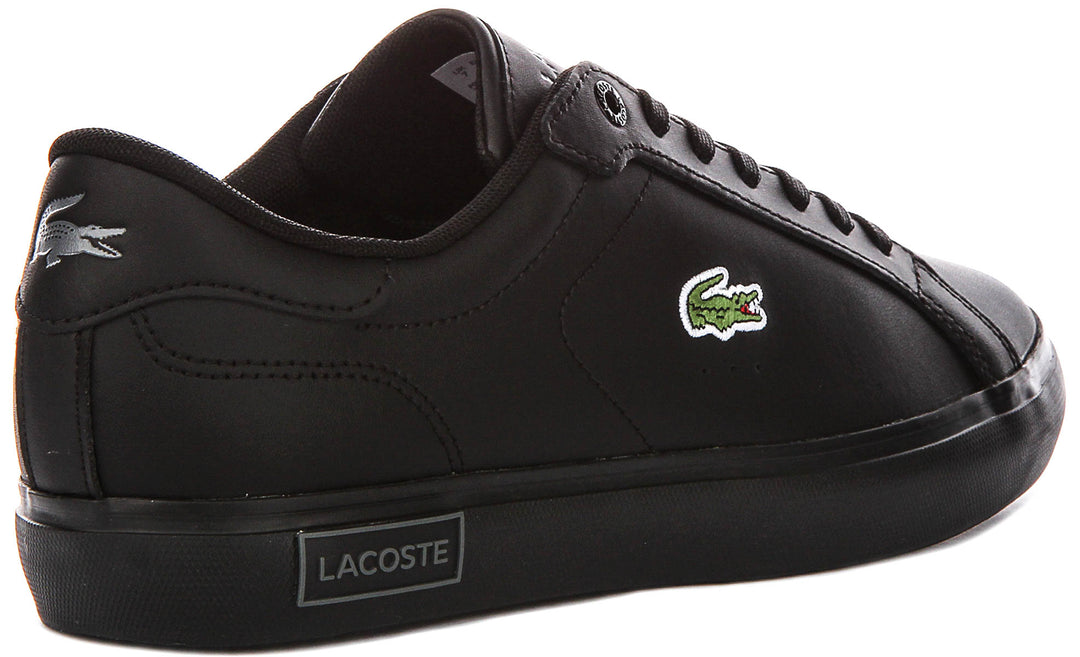 Lacoste Power Court In Black Black For Men