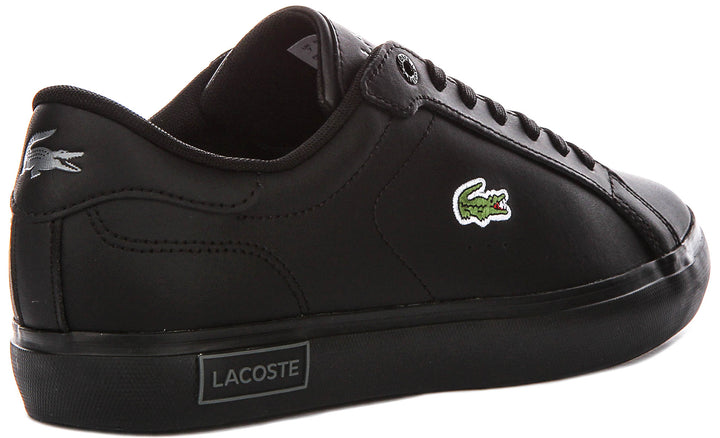 Lacoste Power Court In Black Black For Men