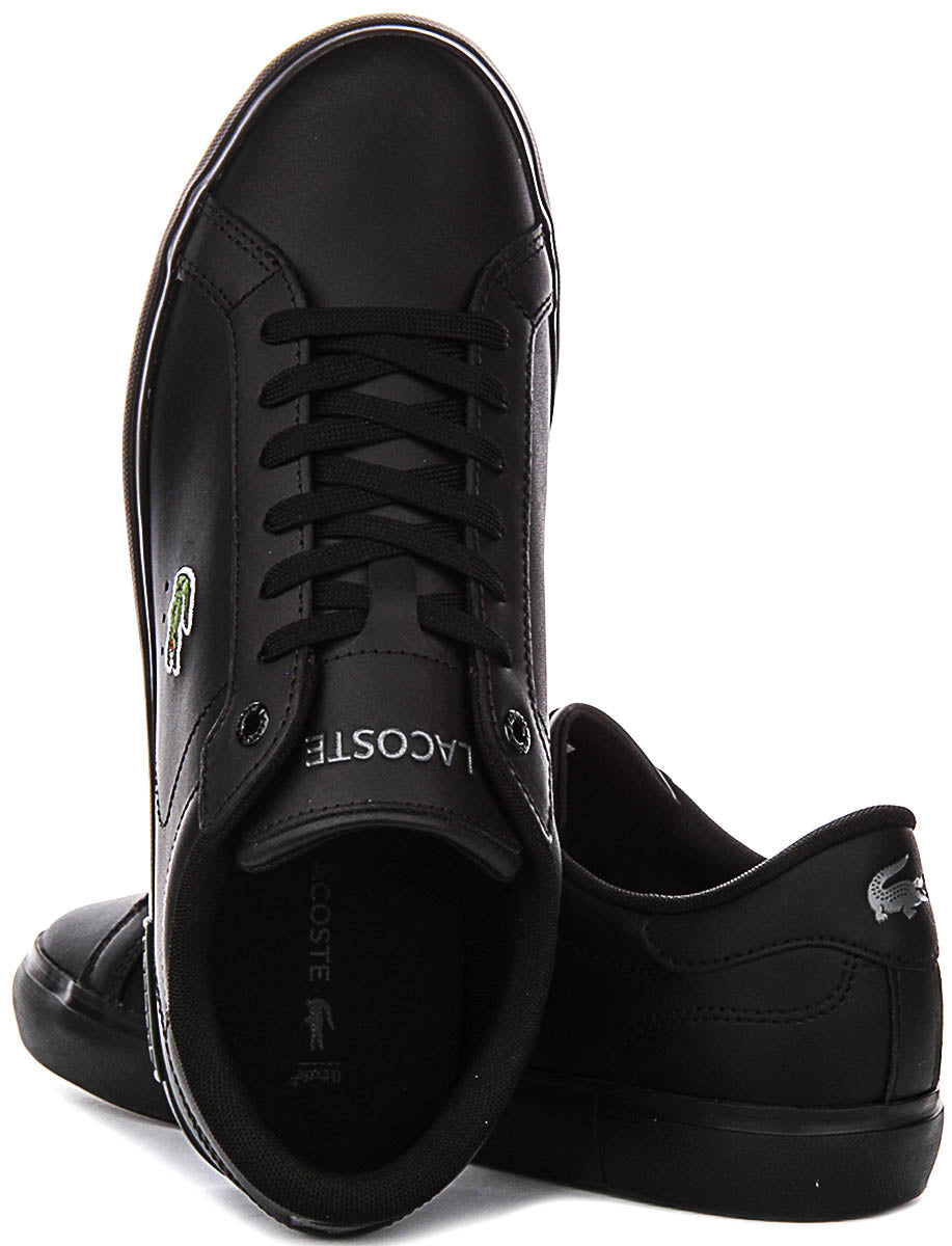 Lacoste Power Court In Black Black For Men
