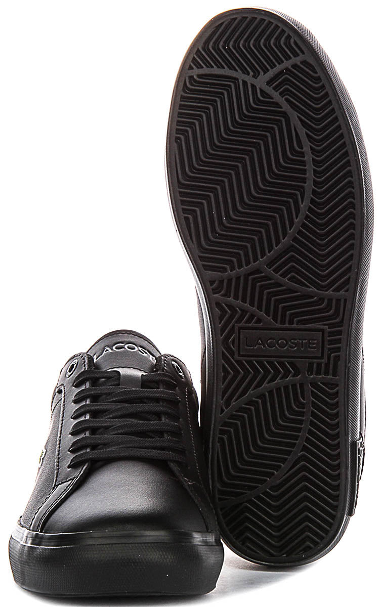 Lacoste Power Court In Black Black For Men