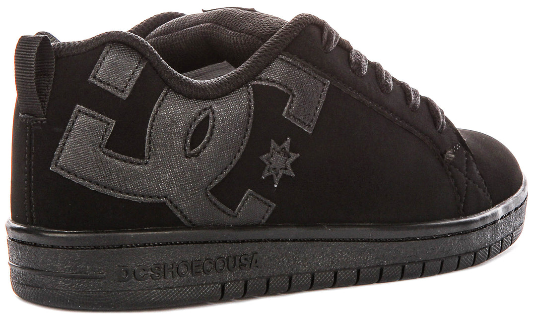 Dc Shoes Court Graffik In Black Black For Youth