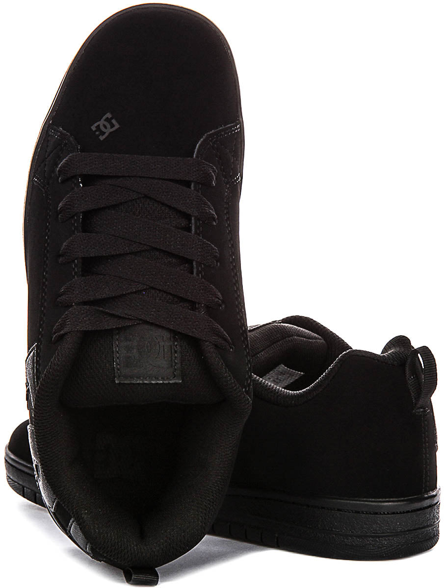 Dc Shoes Court Graffik In Black Black For Youth
