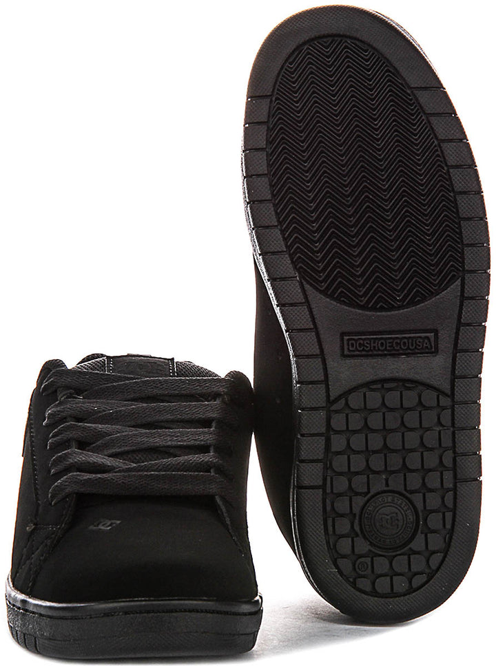 Dc Shoes Court Graffik In Black Black For Youth