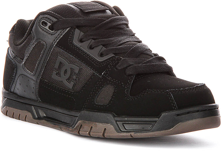 Dc Shoes Stag In Black Black For Men