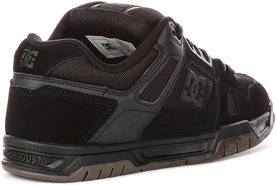 Dc Shoes Stag In Black Black For Men