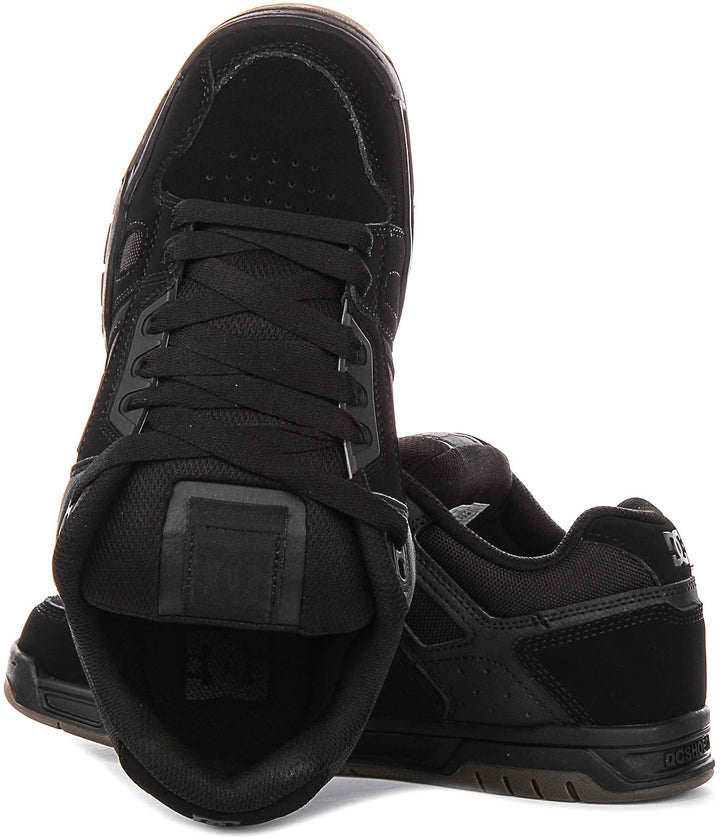 Dc Shoes Stag In Black Black For Men