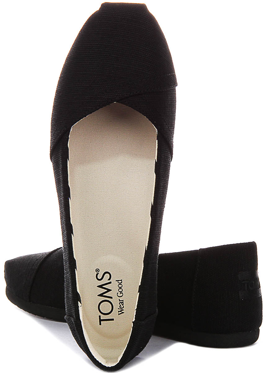 Toms Alpargata Ballet In Black For Women