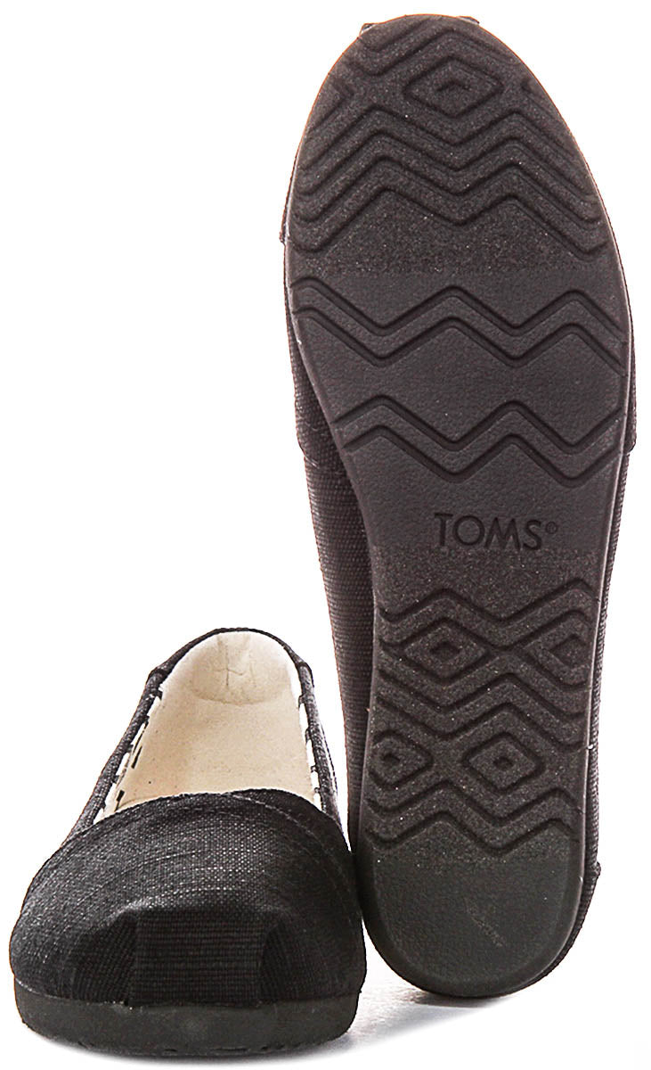 Toms Alpargata Ballet In Black For Women