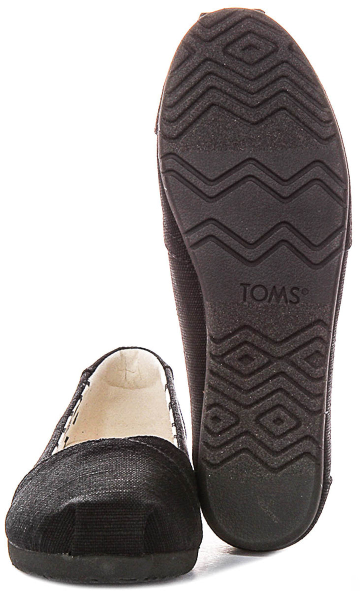Toms Alpargata Ballet In Black For Women