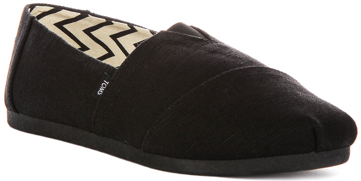 Toms Alpargata Cls In Black Black For Men