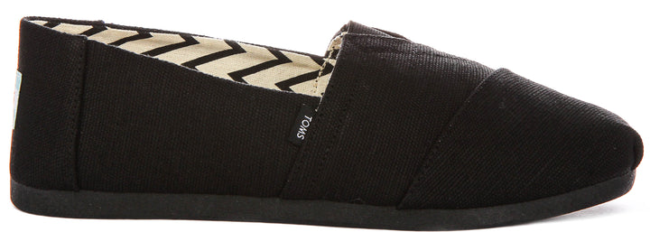 Toms Alpargata Cls In Black Black For Men