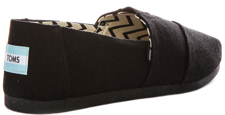 Toms Alpargata Cls In Black Black For Men