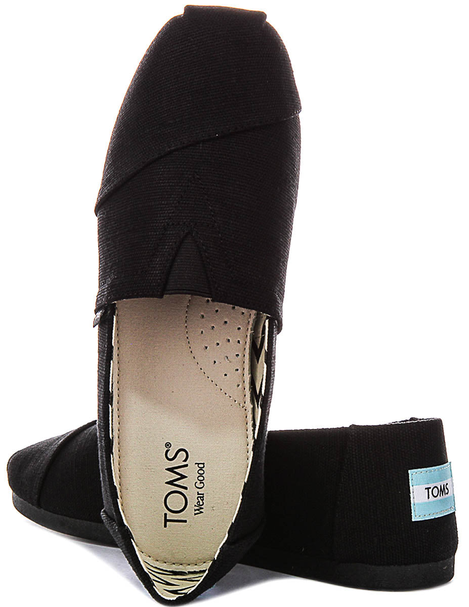 Toms Alpargata Cls In Black Black For Men