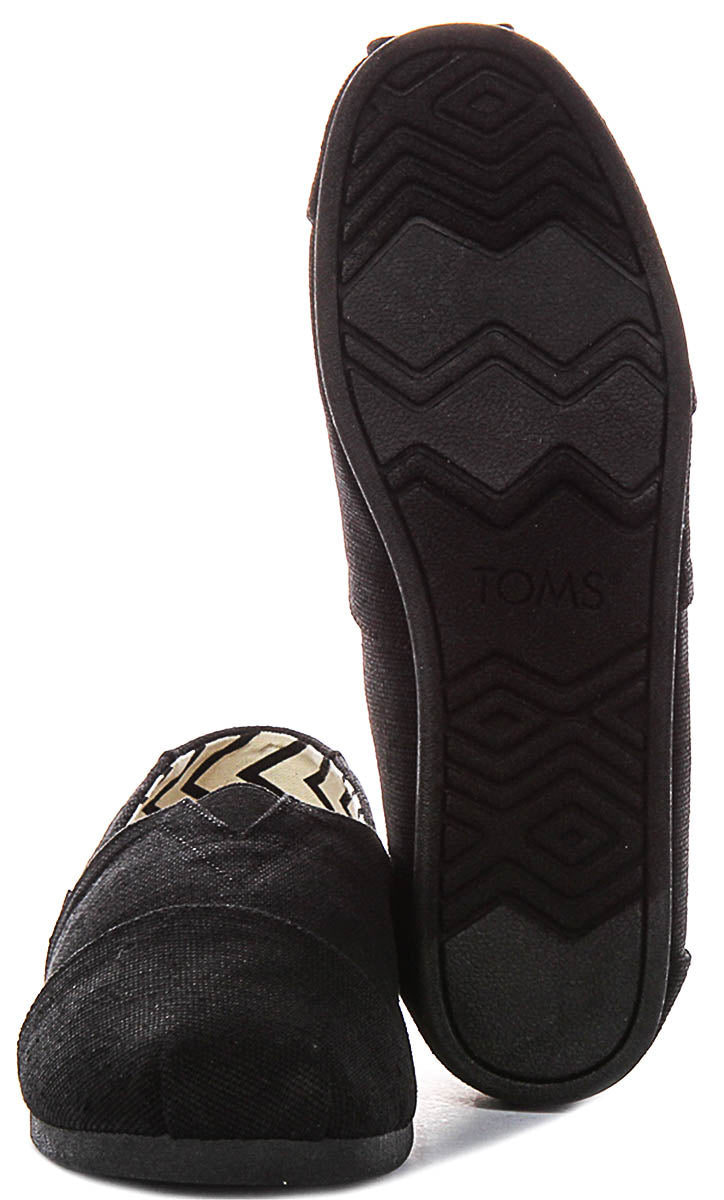 Toms Alpargata Cls In Black Black For Men