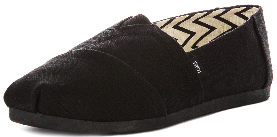 Toms Alpargata Cls In Black Black For Men