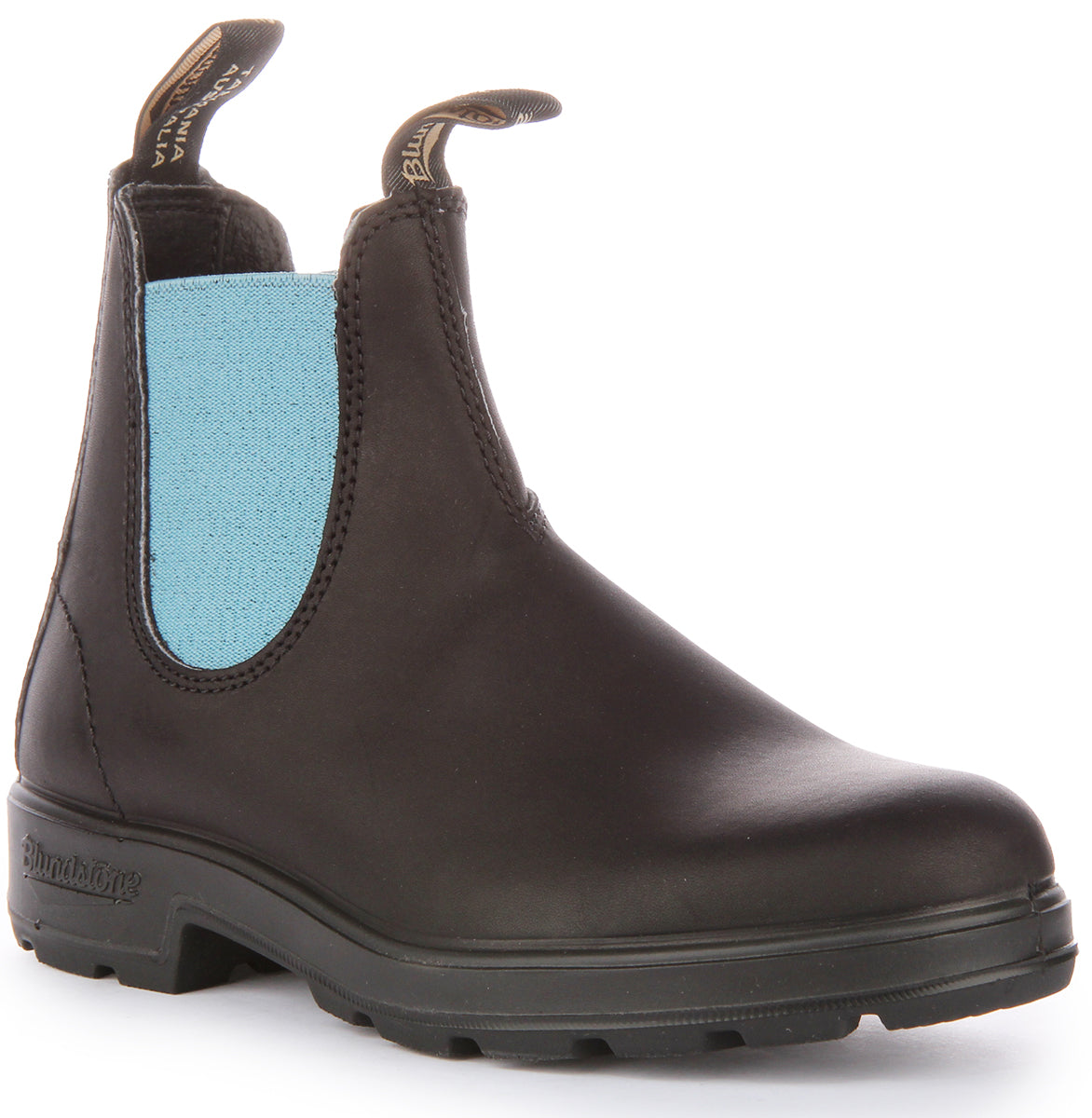 Blundstone 2207 Womens Black With Blue Gusset Chelsea Boots