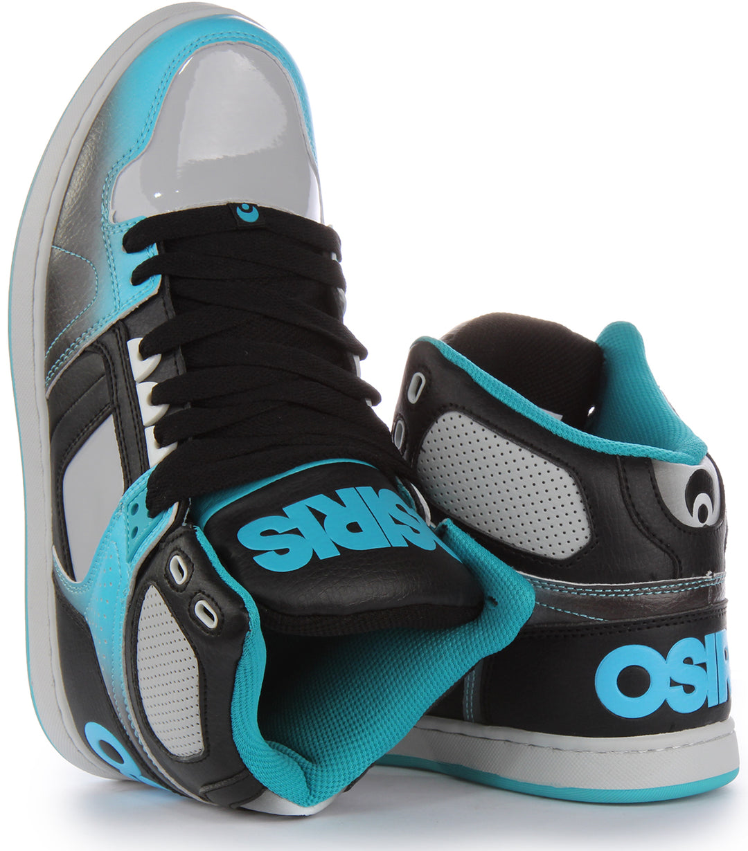 Osiris NYC 83 Clk Zapatillas de deporte con cordones para hombre en negro azul