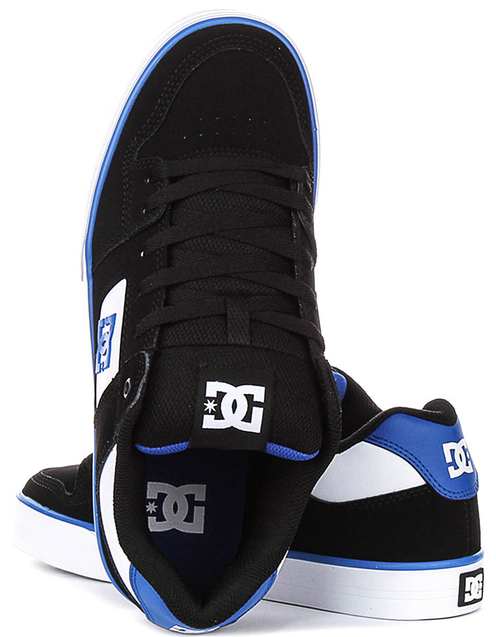 Dc Shoes Pure In Black Blue For Men