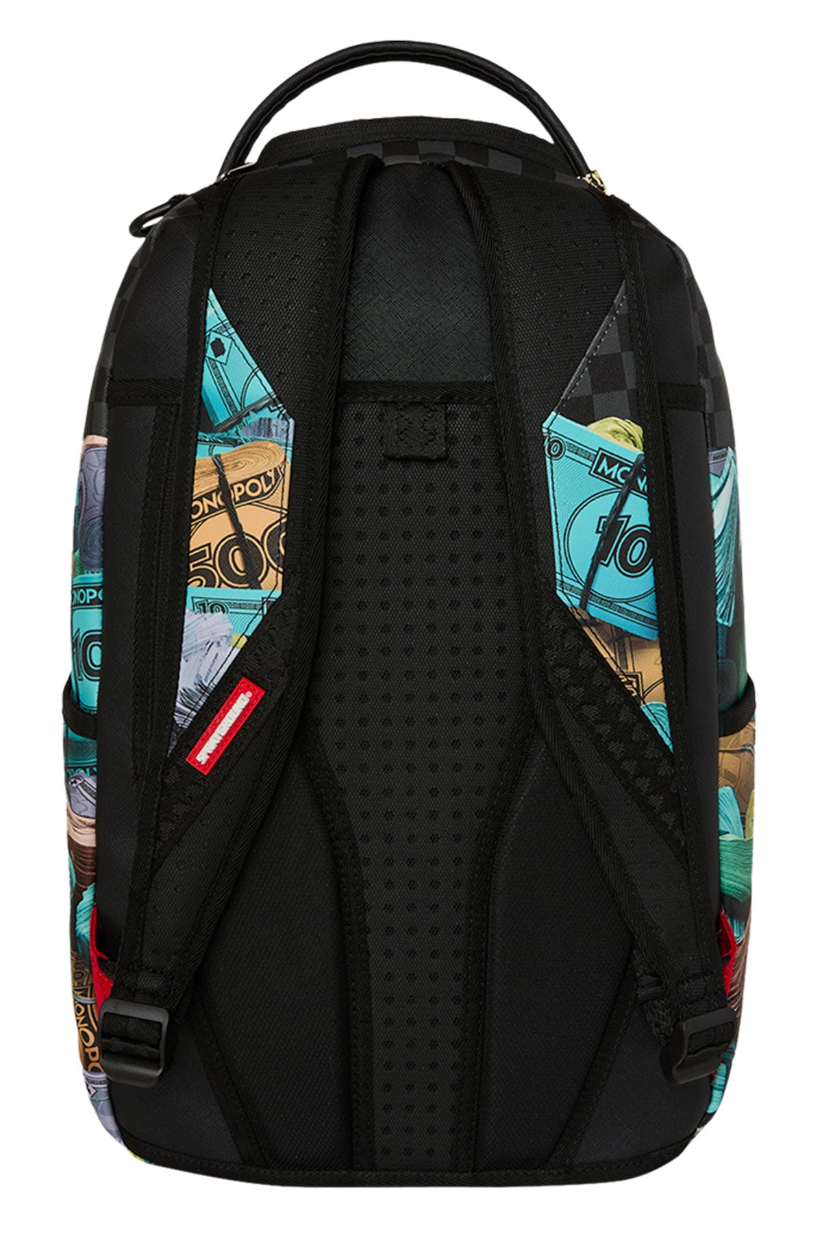 Sprayground Monopoly Stack Up In Black Blue Backpack | 910B8782NSZ