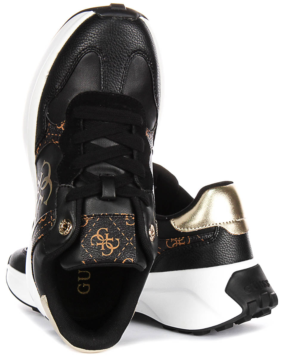 Guess Luckei 4g Logo In Black Brown for Women