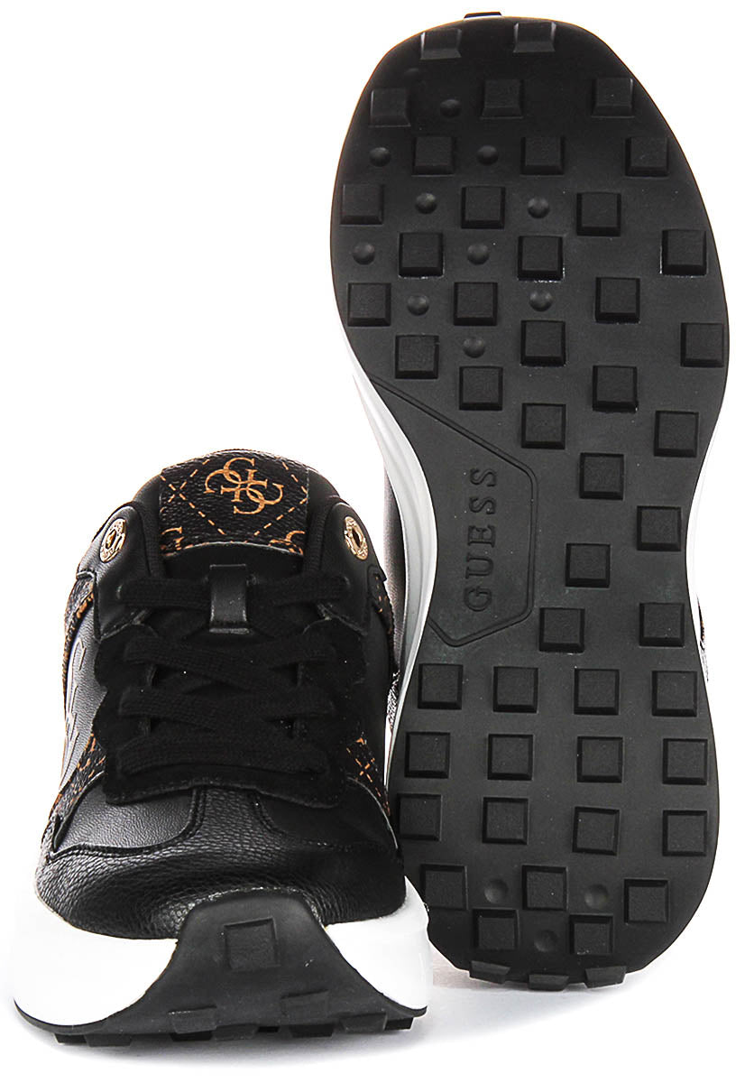 Guess Luckei 4g Logo In Black Brown for Women