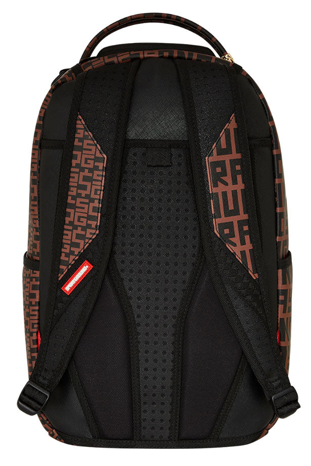 Sprayground Infiniti Money Split Backpack In Black Brown