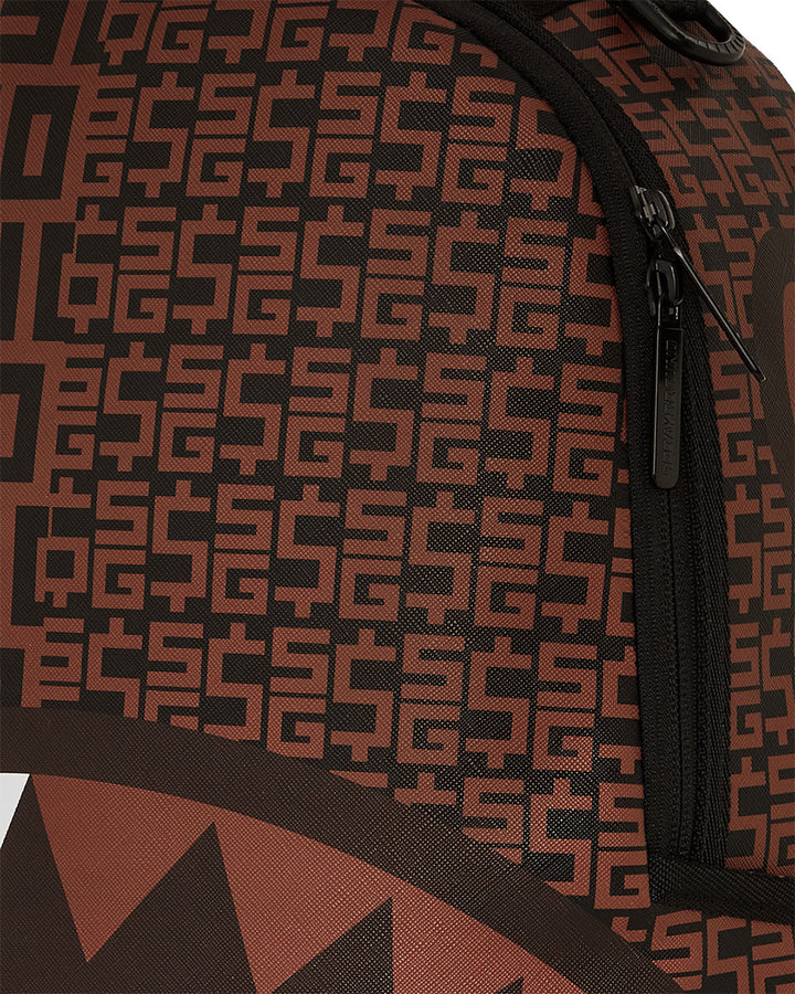 Sprayground Infiniti Money Split Backpack In Black Brown