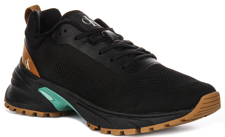 Calvin Klein Jeans Hike Runner Tech In Black Brown For Men