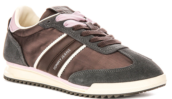Tommy Hilfiger Low Profile Sneakers In Brown For Women