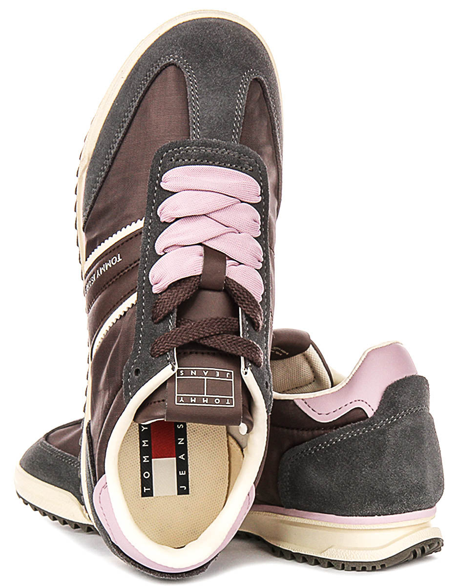 Tommy Hilfiger Low Profile Sneakers In Brown For Women
