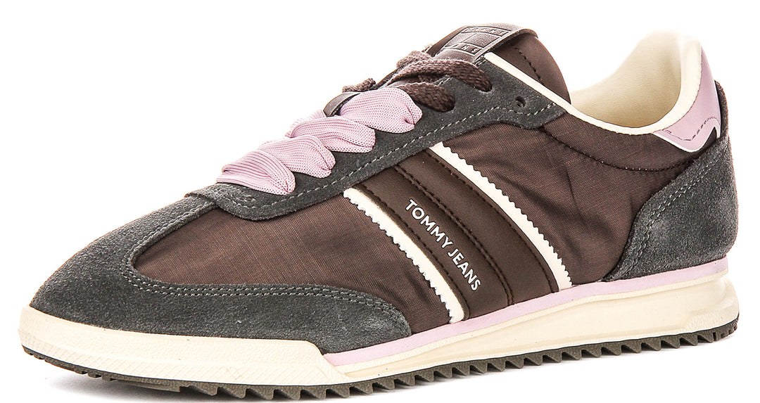 Tommy Hilfiger Low Profile Sneakers In Brown For Women