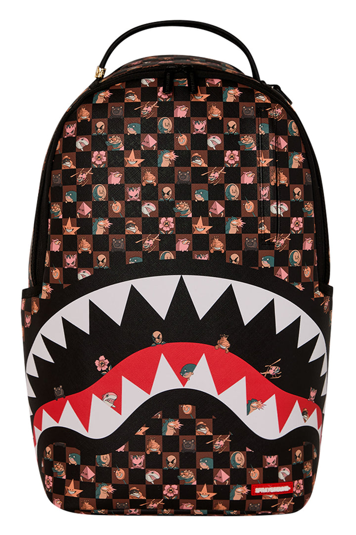Sprayground Stealth Crew Backpack In Black Brown