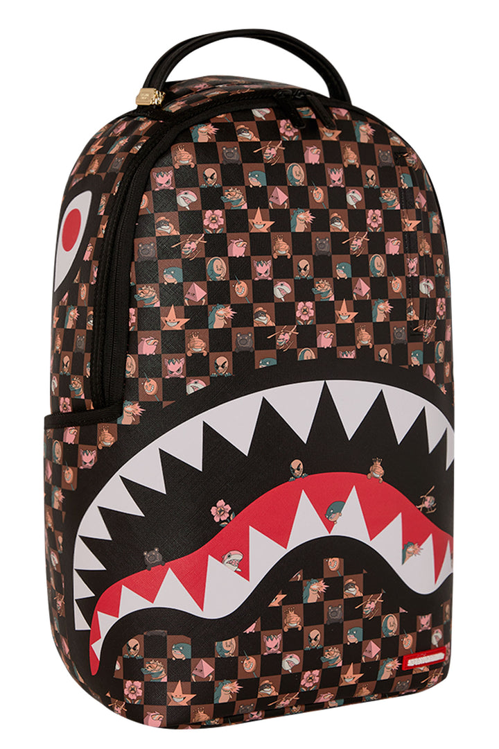 Sprayground Stealth Crew Backpack In Black Brown