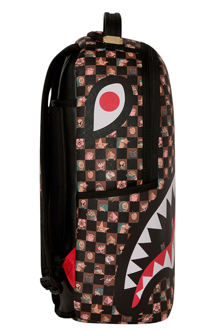 Sprayground Stealth Crew Backpack In Black Brown