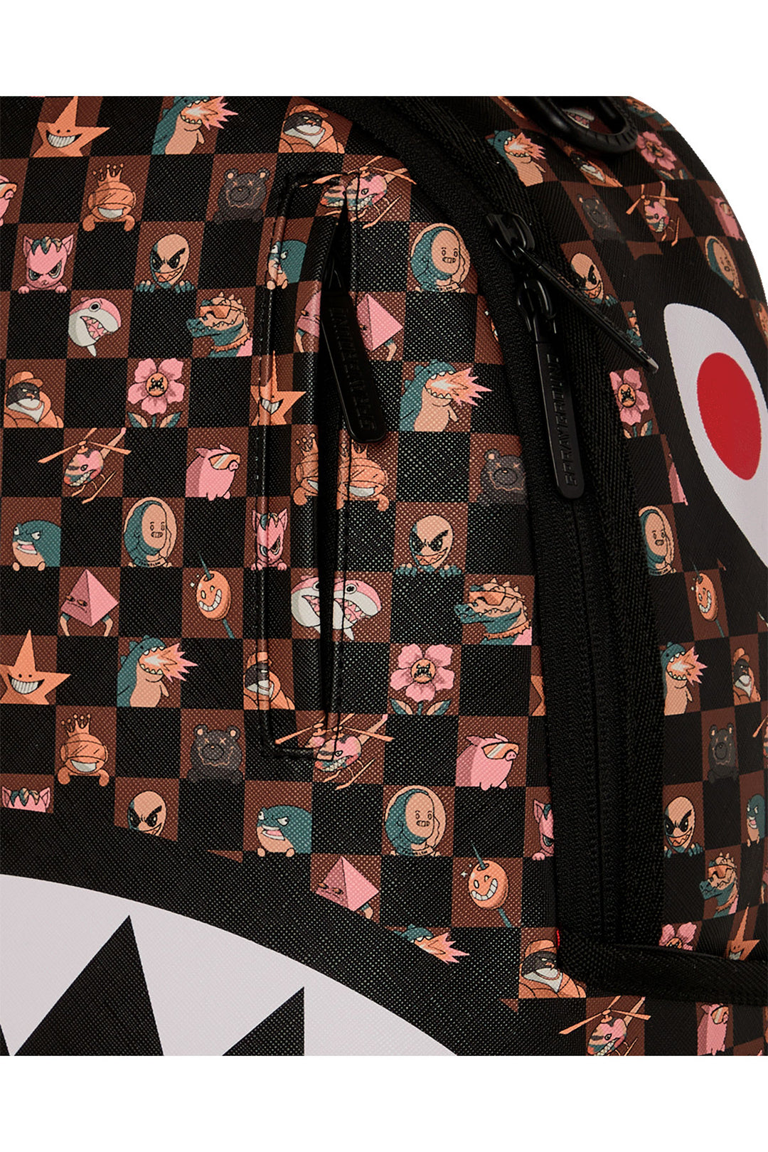 Sprayground Stealth Crew Backpack In Black Brown