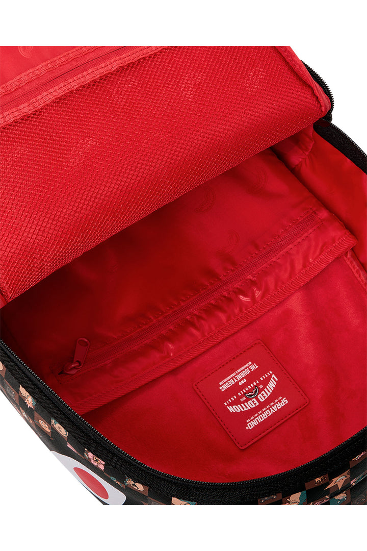 Sprayground Stealth Crew Backpack In Black Brown