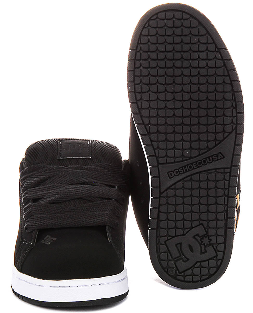 DC Shoes Court Graffik In Cheetah Black