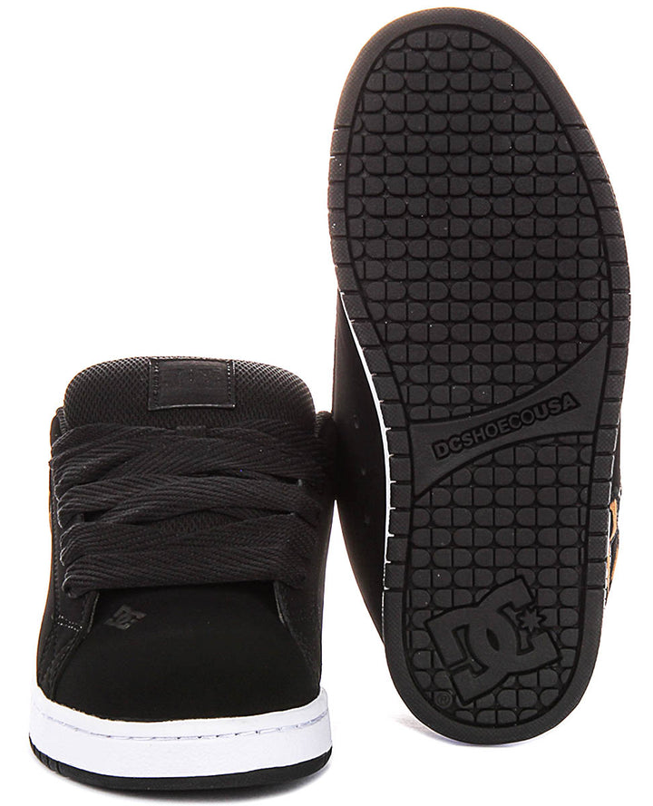 DC Shoes Court Graffik In Cheetah Black