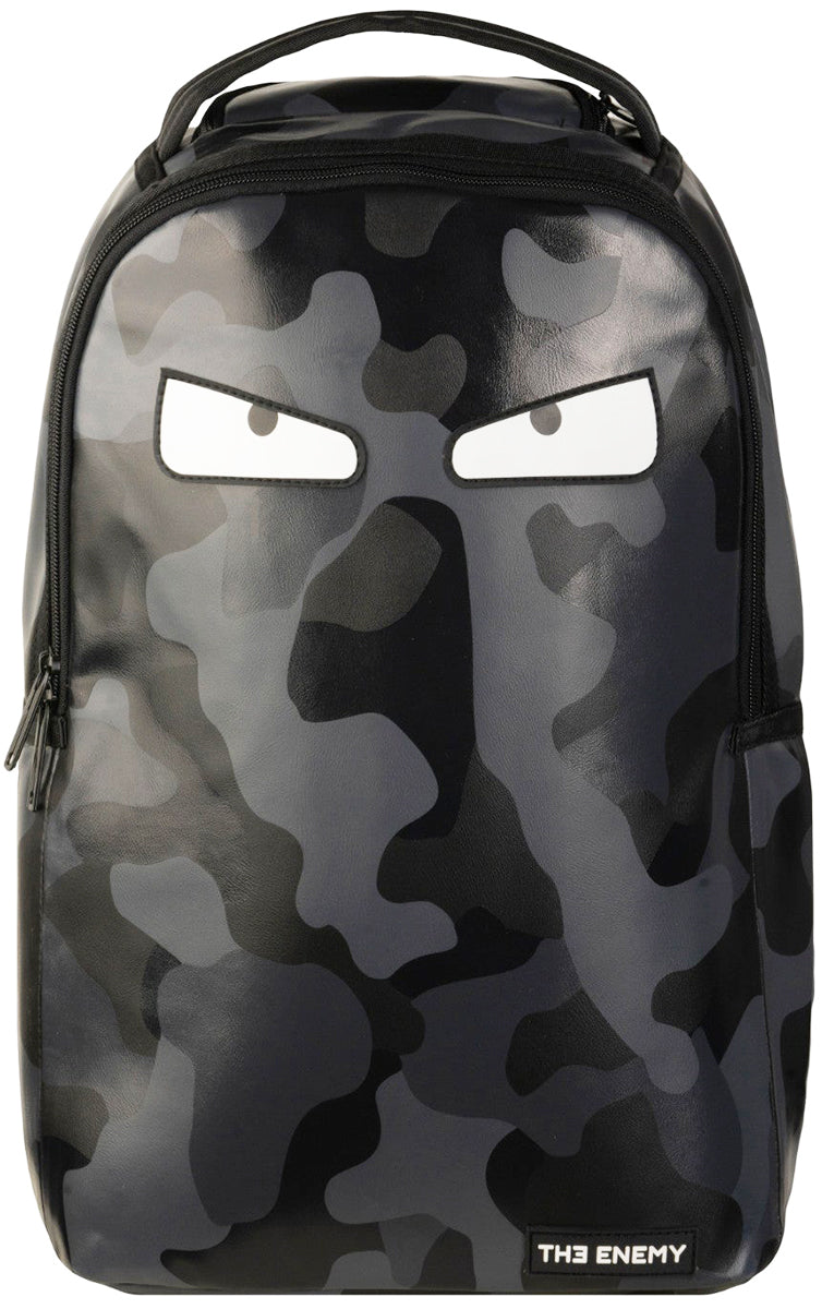 The Enemy Camo Backpack In Black Camo