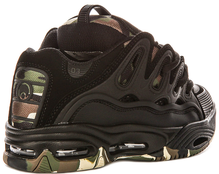 Osiris D3 2001 In Black Camo For Men