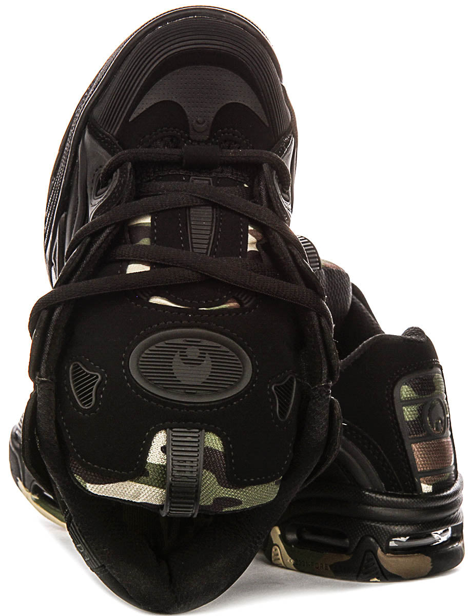 Osiris D3 2001 In Black Camo For Men