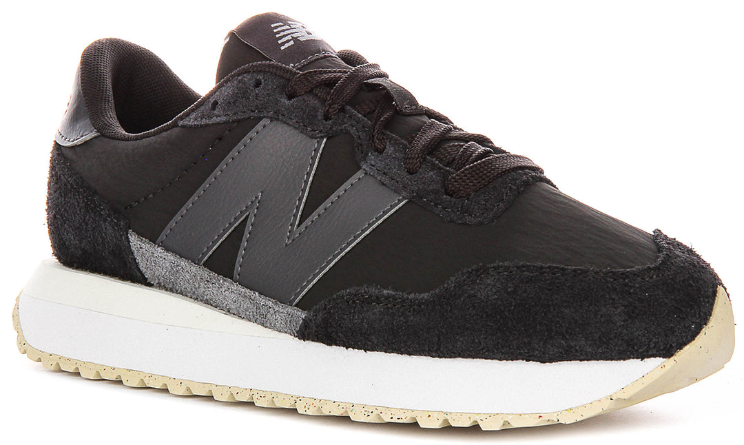 New Balance WS237 BK In Black Charcoal For Women