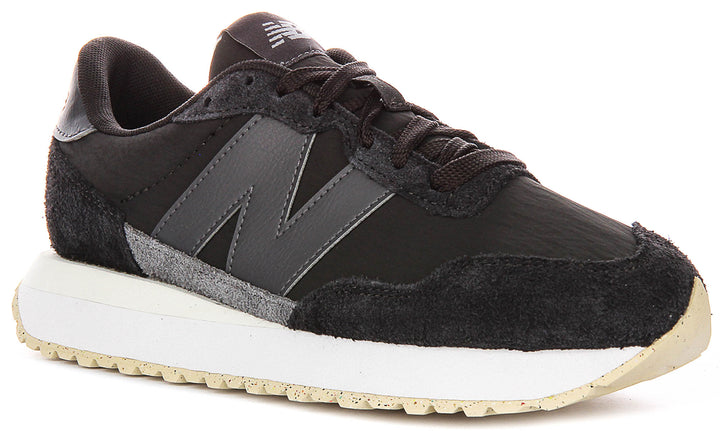 New Balance WS237 BK In Black Charcoal For Women