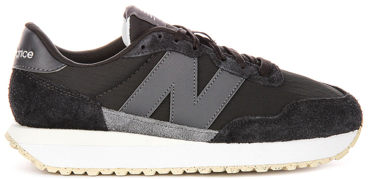 New Balance WS237 BK In Black Charcoal For Women