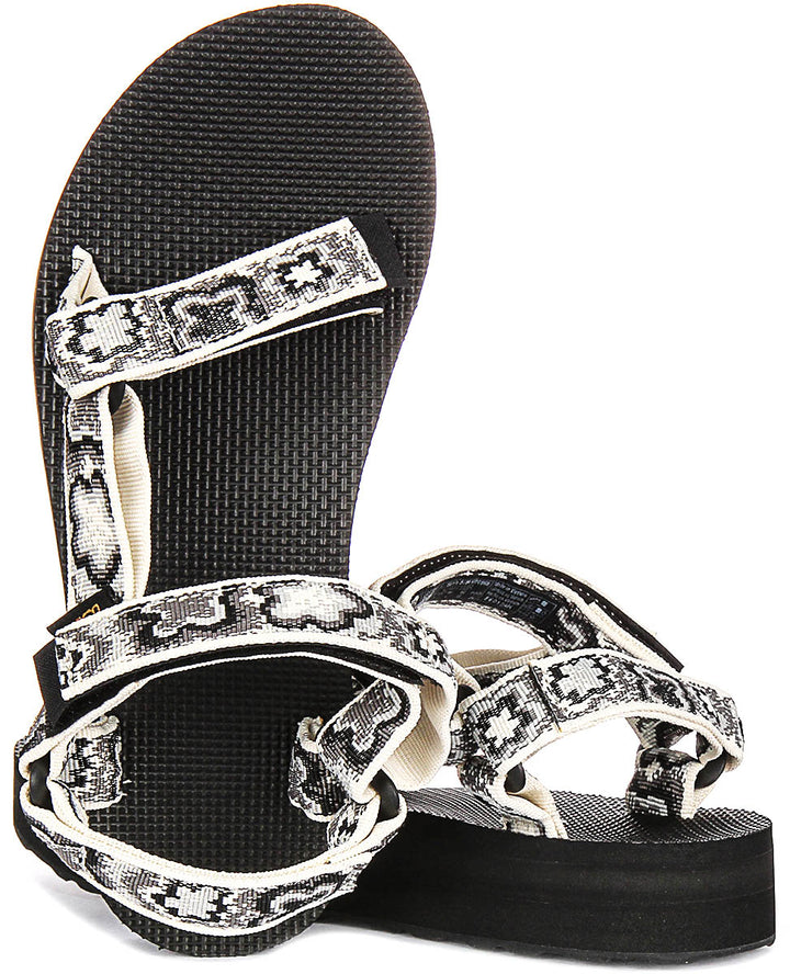 Teva Midform Universal In Black Flower For Women